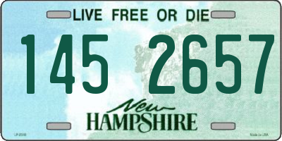 NH license plate 1452657