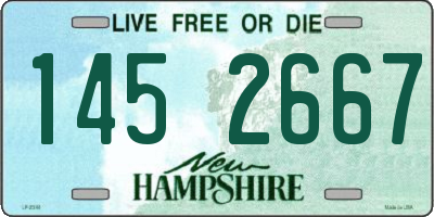 NH license plate 1452667
