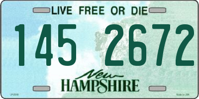 NH license plate 1452672