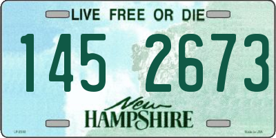 NH license plate 1452673