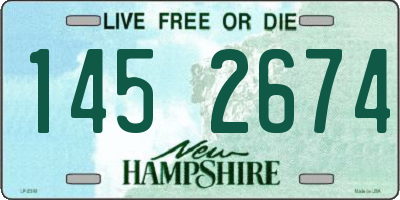 NH license plate 1452674