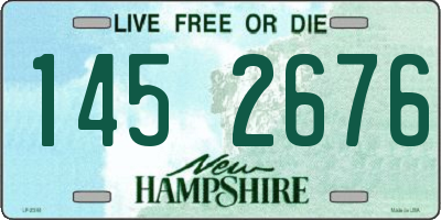 NH license plate 1452676