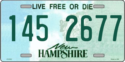NH license plate 1452677