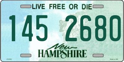 NH license plate 1452680