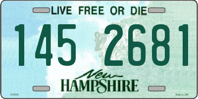 NH license plate 1452681