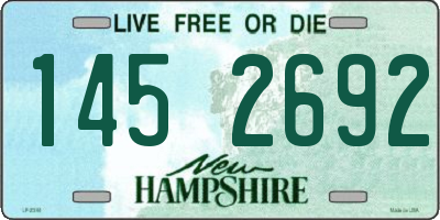 NH license plate 1452692