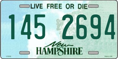 NH license plate 1452694