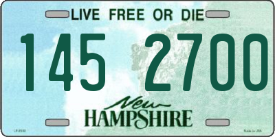 NH license plate 1452700
