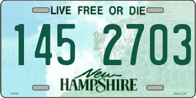 NH license plate 1452703