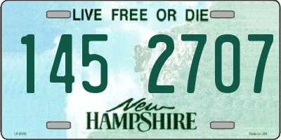 NH license plate 1452707