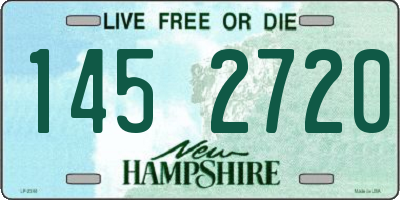 NH license plate 1452720