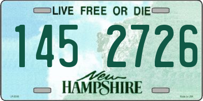 NH license plate 1452726