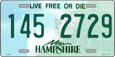 NH license plate 1452729
