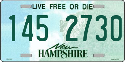 NH license plate 1452730