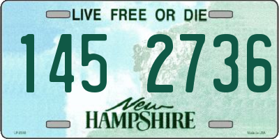 NH license plate 1452736