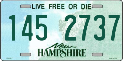 NH license plate 1452737