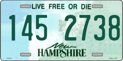 NH license plate 1452738