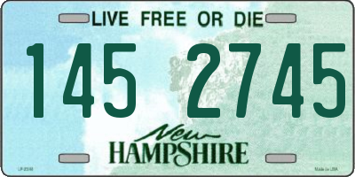 NH license plate 1452745