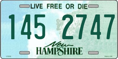 NH license plate 1452747