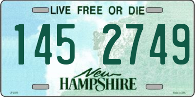 NH license plate 1452749