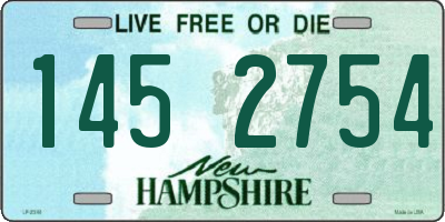 NH license plate 1452754
