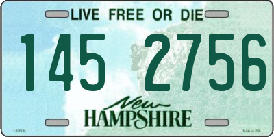 NH license plate 1452756