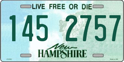 NH license plate 1452757