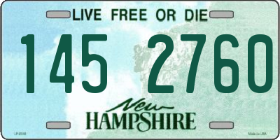 NH license plate 1452760