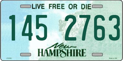 NH license plate 1452763