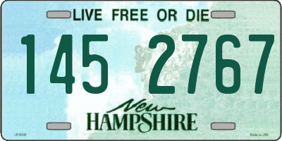 NH license plate 1452767