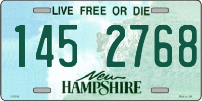 NH license plate 1452768