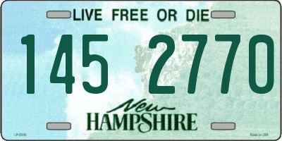 NH license plate 1452770