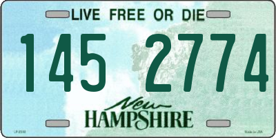 NH license plate 1452774