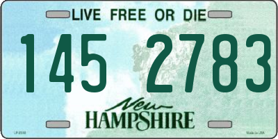 NH license plate 1452783
