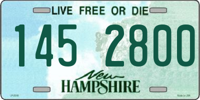 NH license plate 1452800