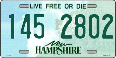 NH license plate 1452802