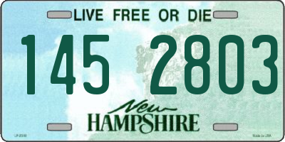 NH license plate 1452803