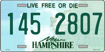 NH license plate 1452807