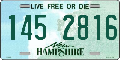 NH license plate 1452816