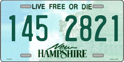 NH license plate 1452821