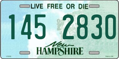 NH license plate 1452830