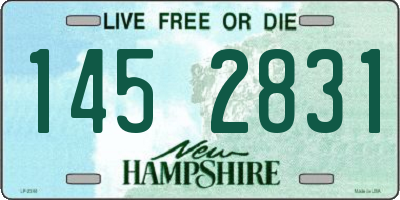 NH license plate 1452831