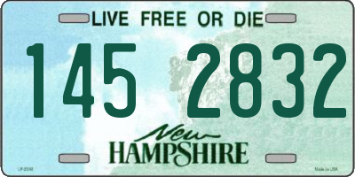 NH license plate 1452832