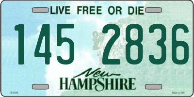 NH license plate 1452836