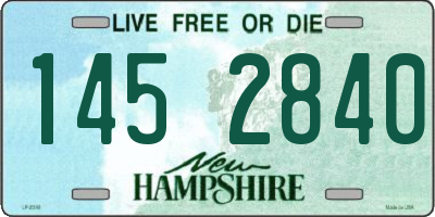 NH license plate 1452840