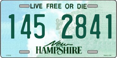 NH license plate 1452841