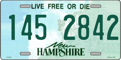 NH license plate 1452842