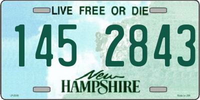 NH license plate 1452843