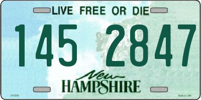 NH license plate 1452847