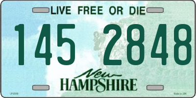 NH license plate 1452848
